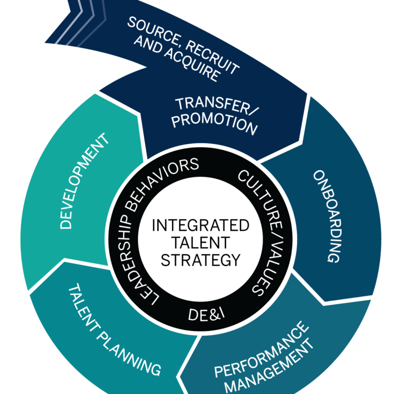 Integrated talent strategy diagram