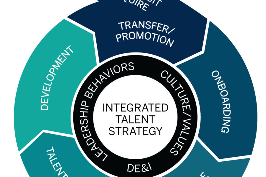 Integrated talent strategy diagram